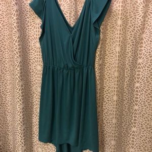 Ava & Viv Teal High Low Dress